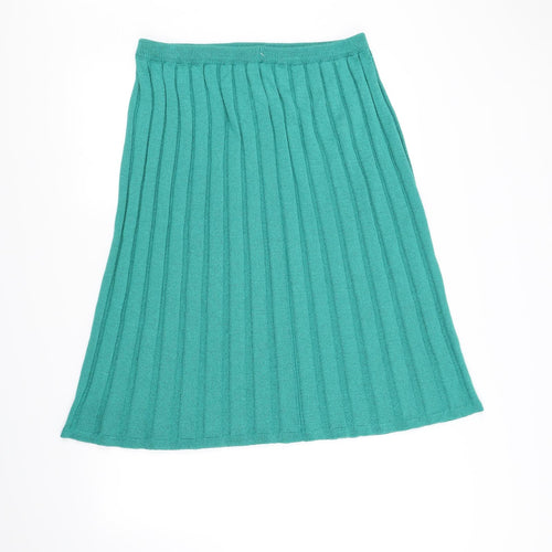 Equinox Womens Green   Flare Skirt Size 32 in