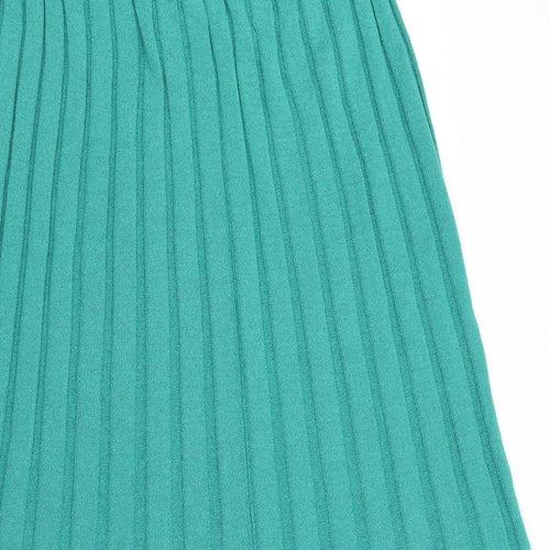Equinox Womens Green   Flare Skirt Size 32 in
