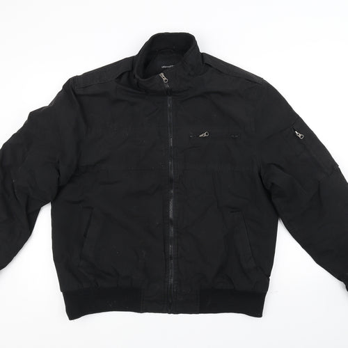 UrbanSpirit Mens Black Houndstooth  Jacket  Size L