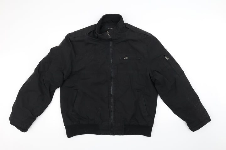 UrbanSpirit Mens Black Houndstooth Jacket Size L