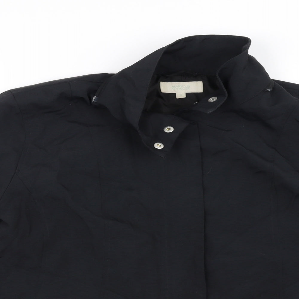 Marks and Spencer Womens Black   Jacket Coat Size 16