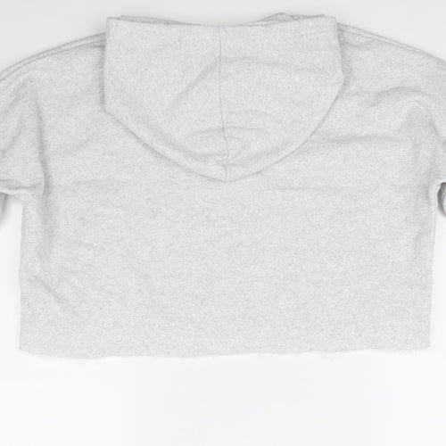 PRETTYLITTLETHING Womens Grey   Pullover Hoodie Size S
