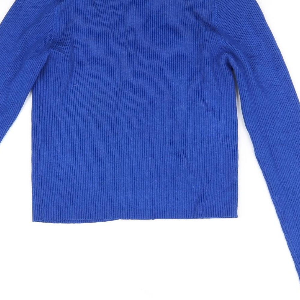 Stradivarius Womens Blue   Cardigan Jumper Size S