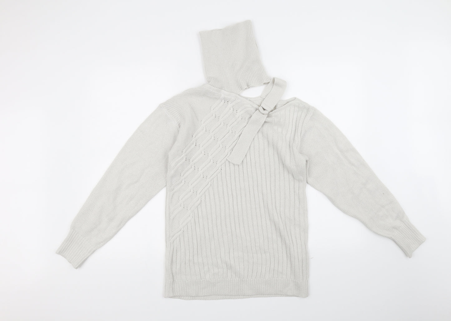 MissLook Womens Beige   Pullover Jumper Size S