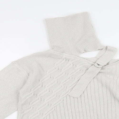 MissLook Womens Beige   Pullover Jumper Size S