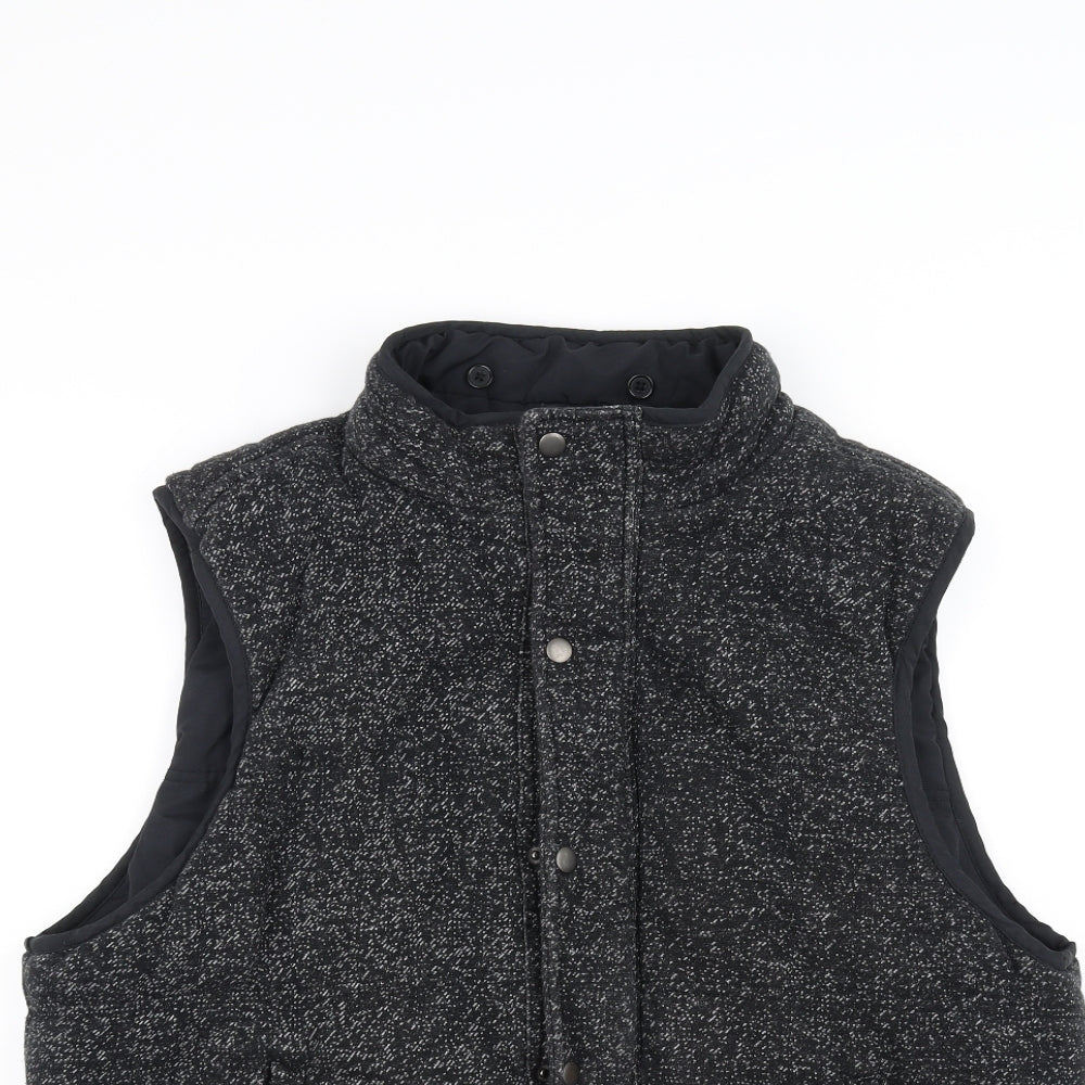 Cedar Wood State Womens Black   Gilet Coat Size XL
