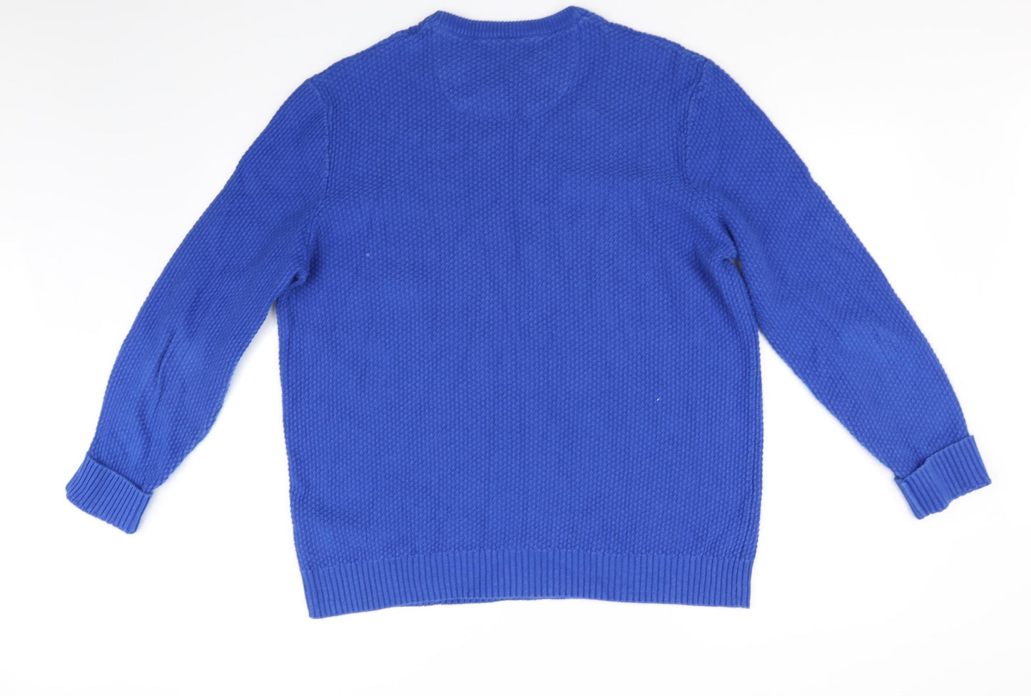 Atlantic Bay Mens Blue   Pullover Jumper Size L
