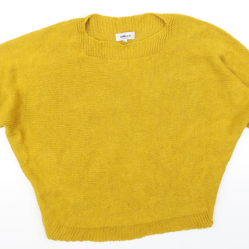 Isabella D Mens Yellow   Pullover Jumper Size M