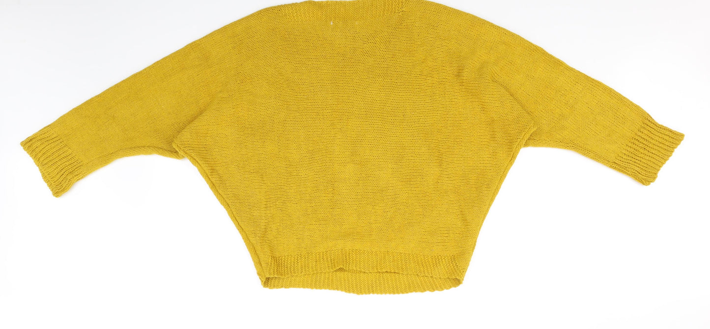 Isabella D Mens Yellow   Pullover Jumper Size M