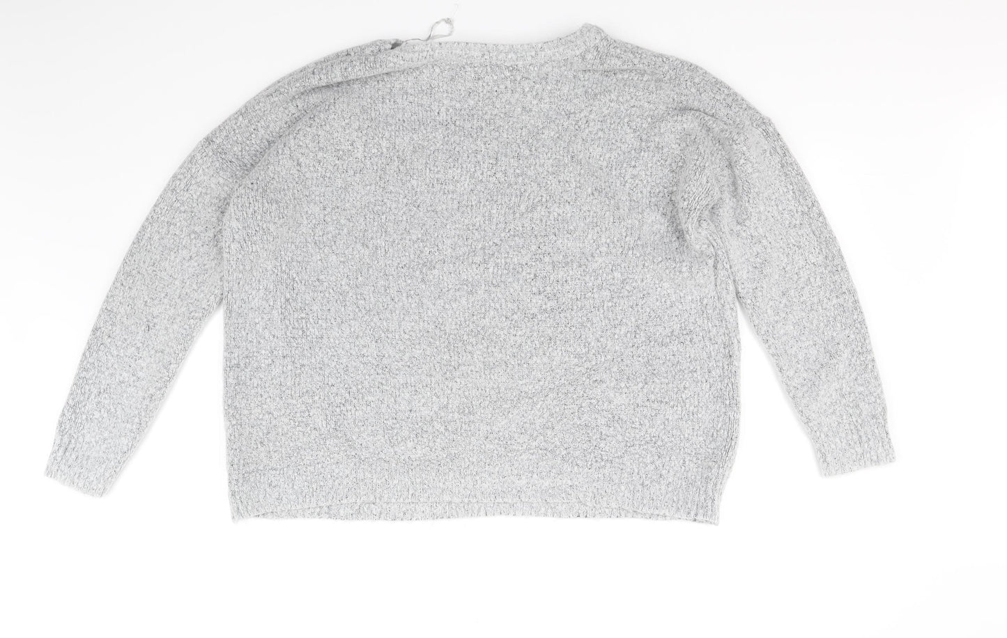 Peacocks Womens Grey   Pullover Jumper Size L