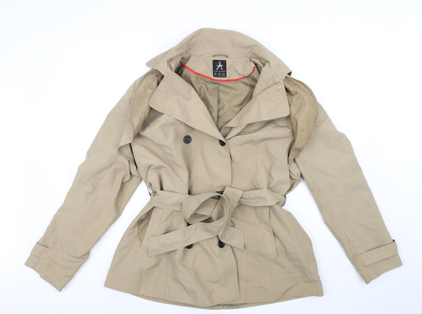 Atmosphere Womens Beige   Jacket  Size 18  - Belted