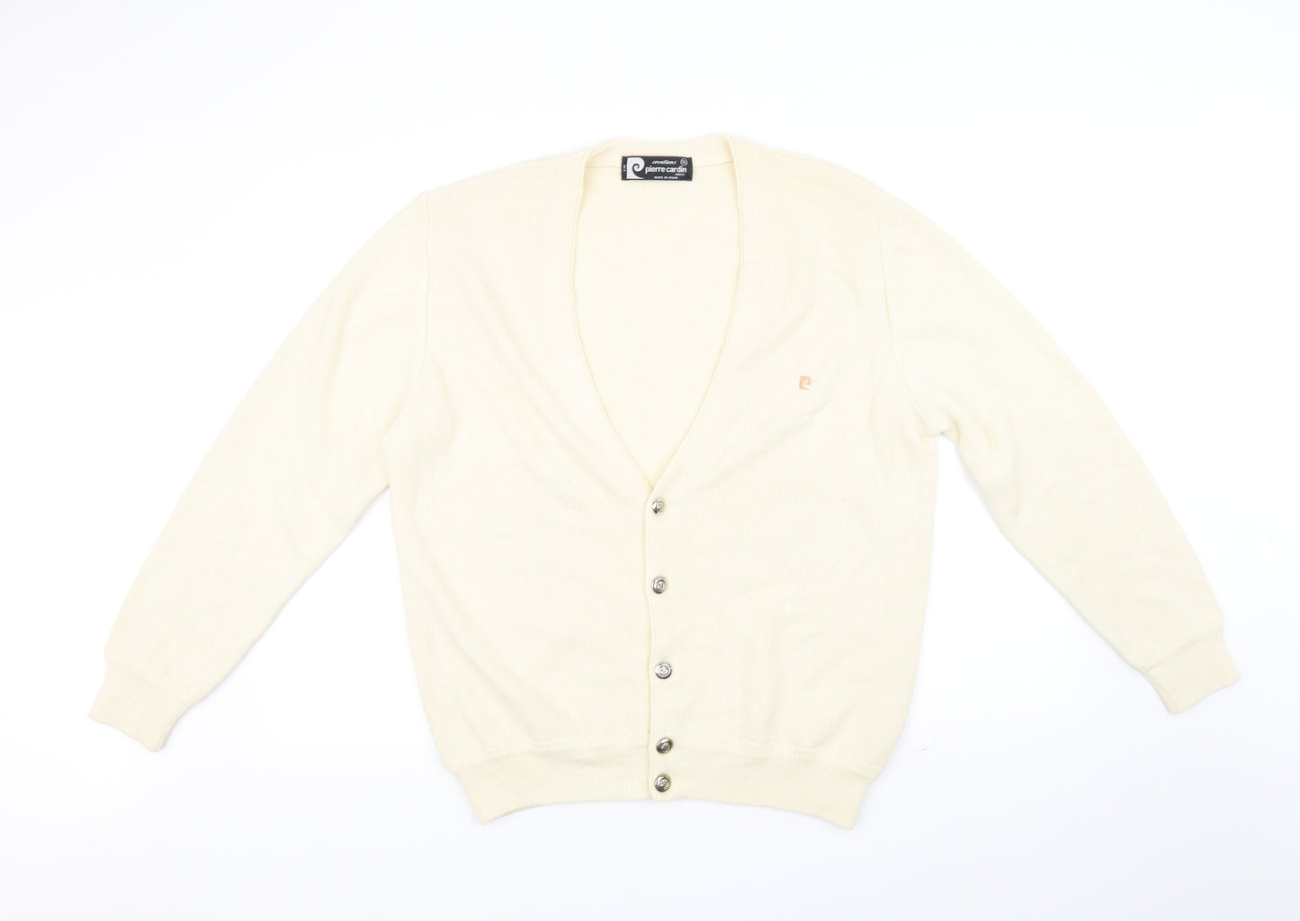 Pierre Cardin Mens Beige   Cardigan Jumper Size XL