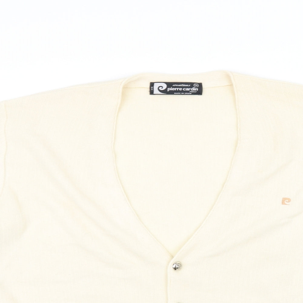 Pierre Cardin Mens Beige   Cardigan Jumper Size XL