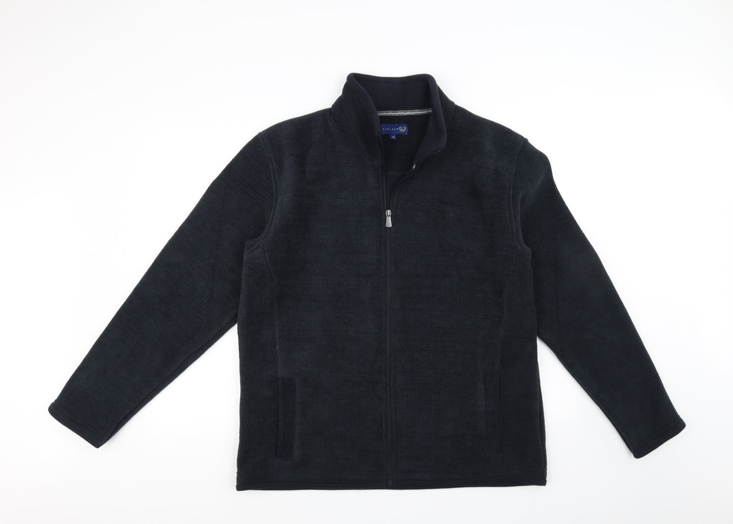 Henry LLoyd Mens Black   Full Zip Jumper Size M