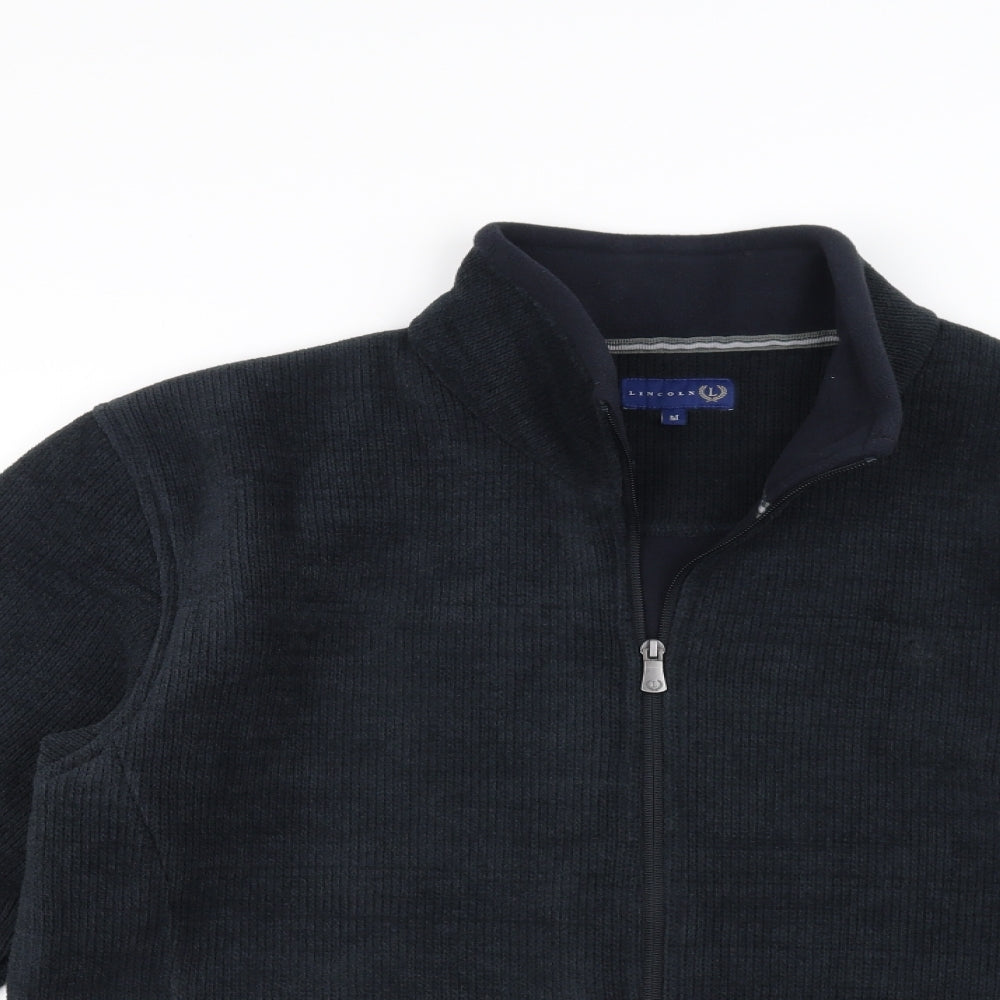 Henry LLoyd Mens Black   Full Zip Jumper Size M