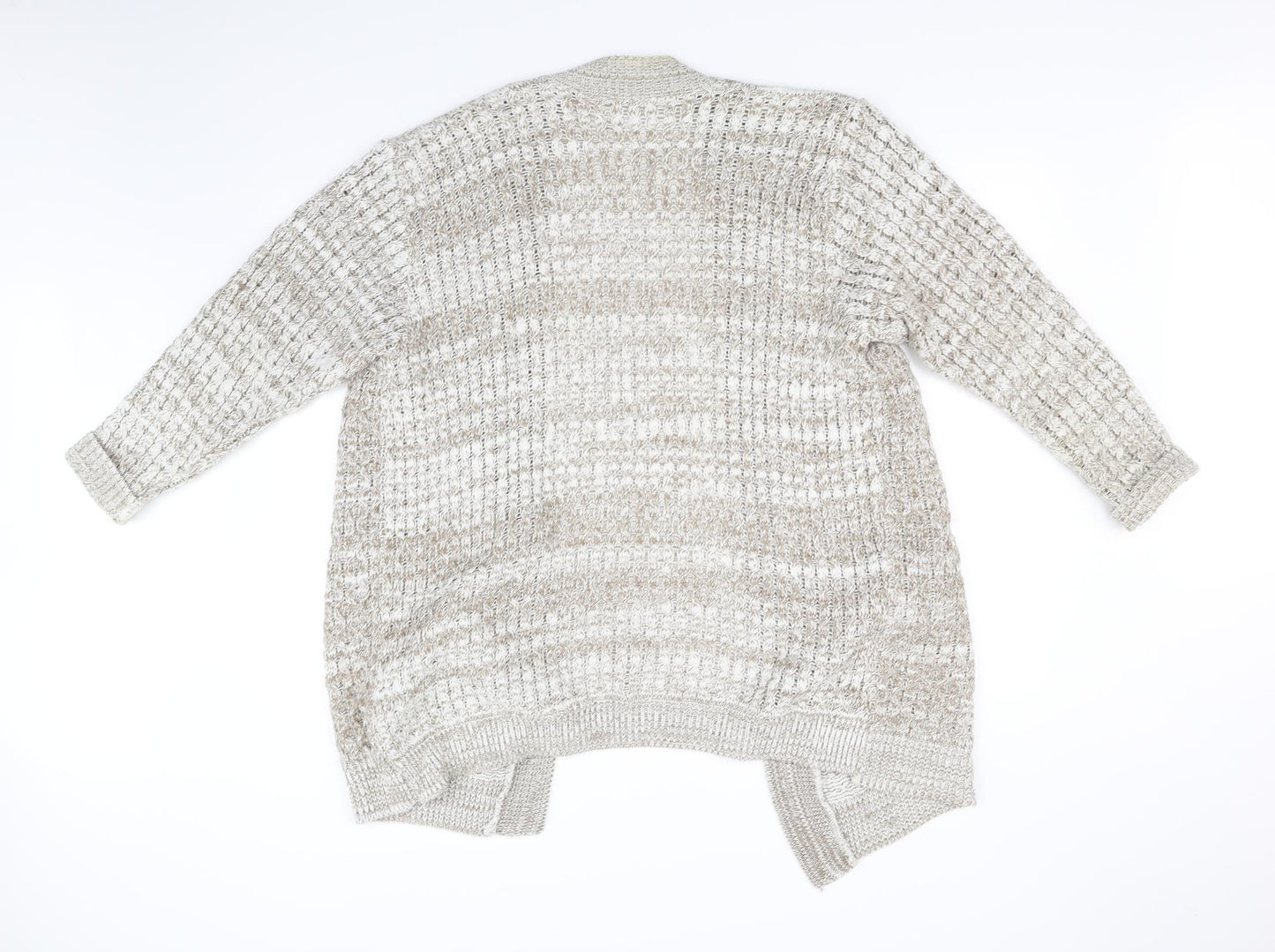 Glimpse Womens Beige   Cardigan Jumper Size L