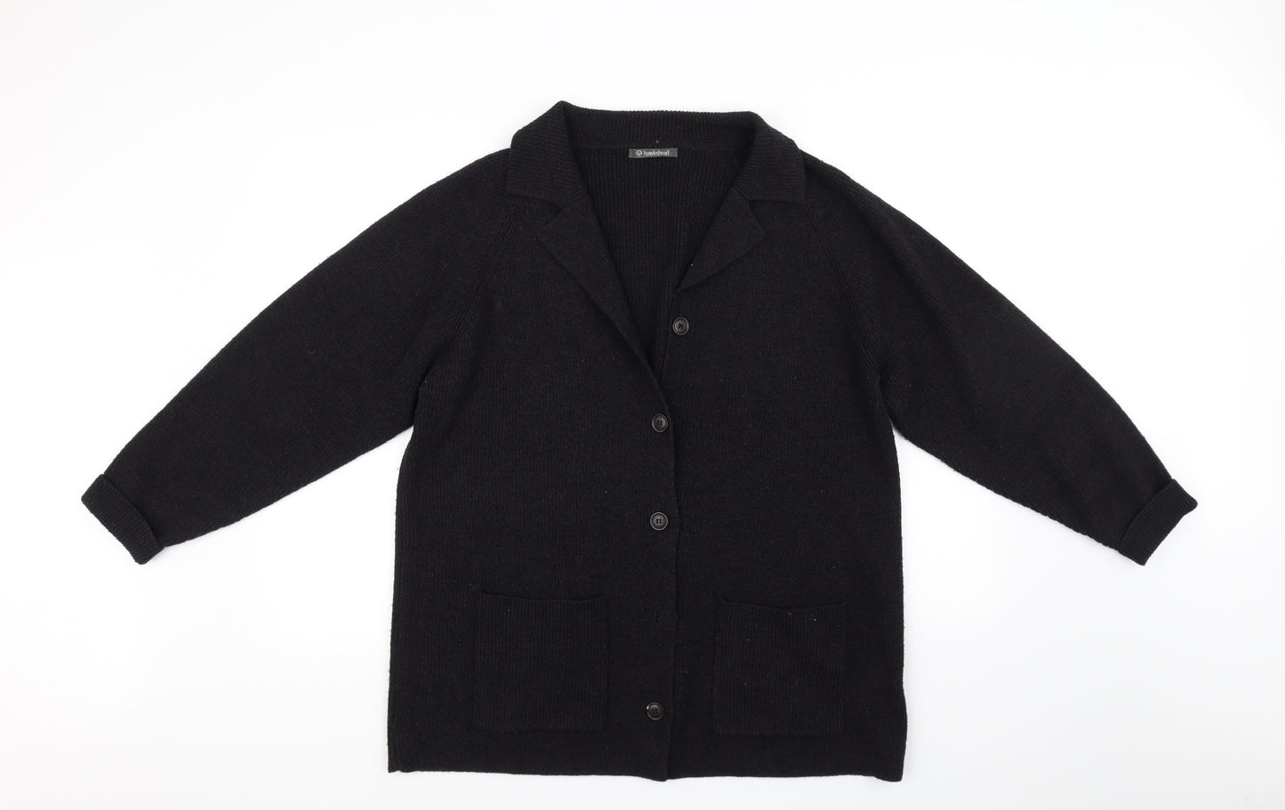 Hawkshead Womens Black   Cardigan Jumper Size L