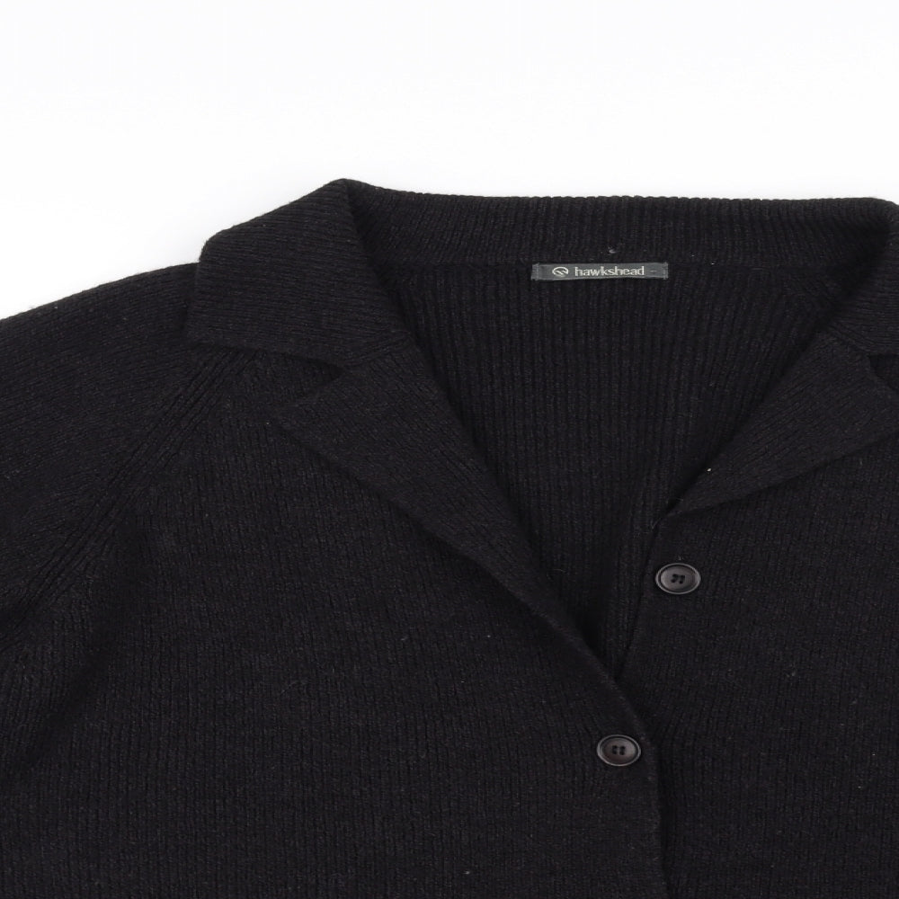 Hawkshead Womens Black   Cardigan Jumper Size L