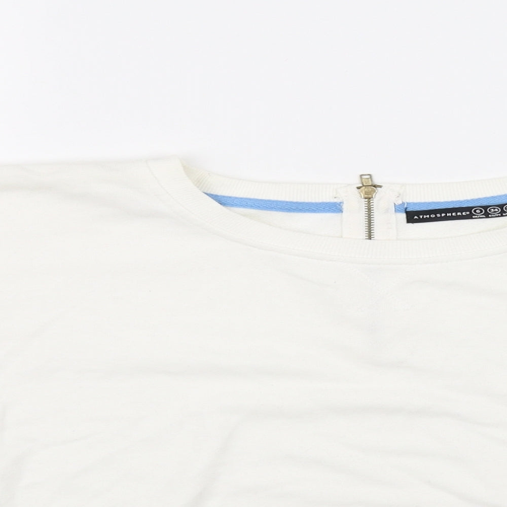 Atmosphere Womens White   Pullover Jumper Size 6
