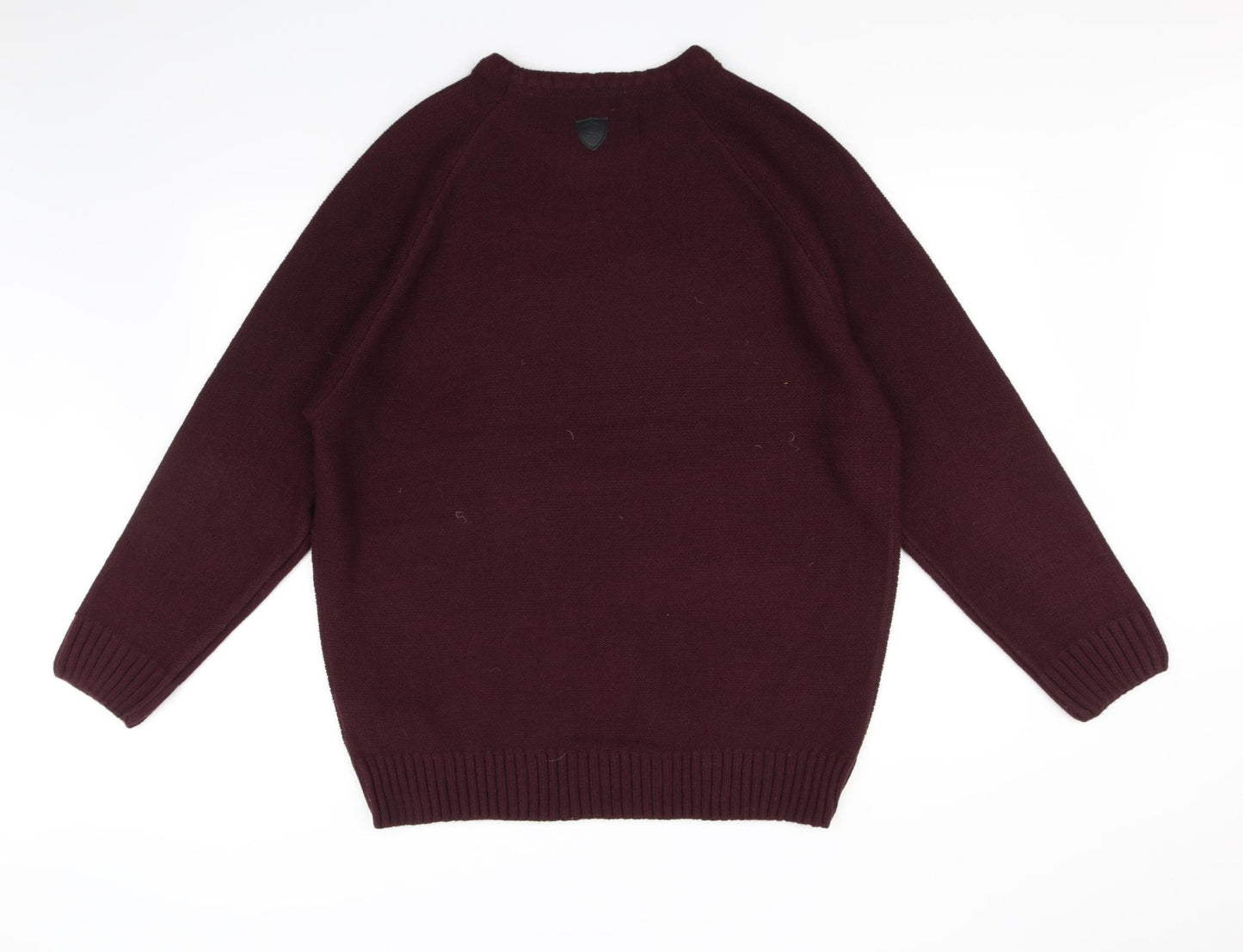 Soul Star Mens Purple   Pullover Jumper Size 2XL