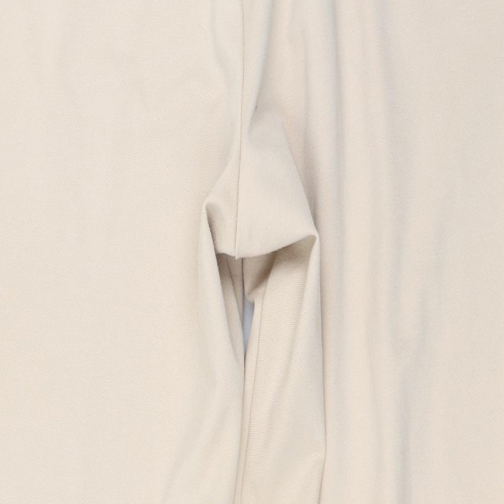 Marks and Spencer  Womens Beige   Trousers  Size 24 L26 in