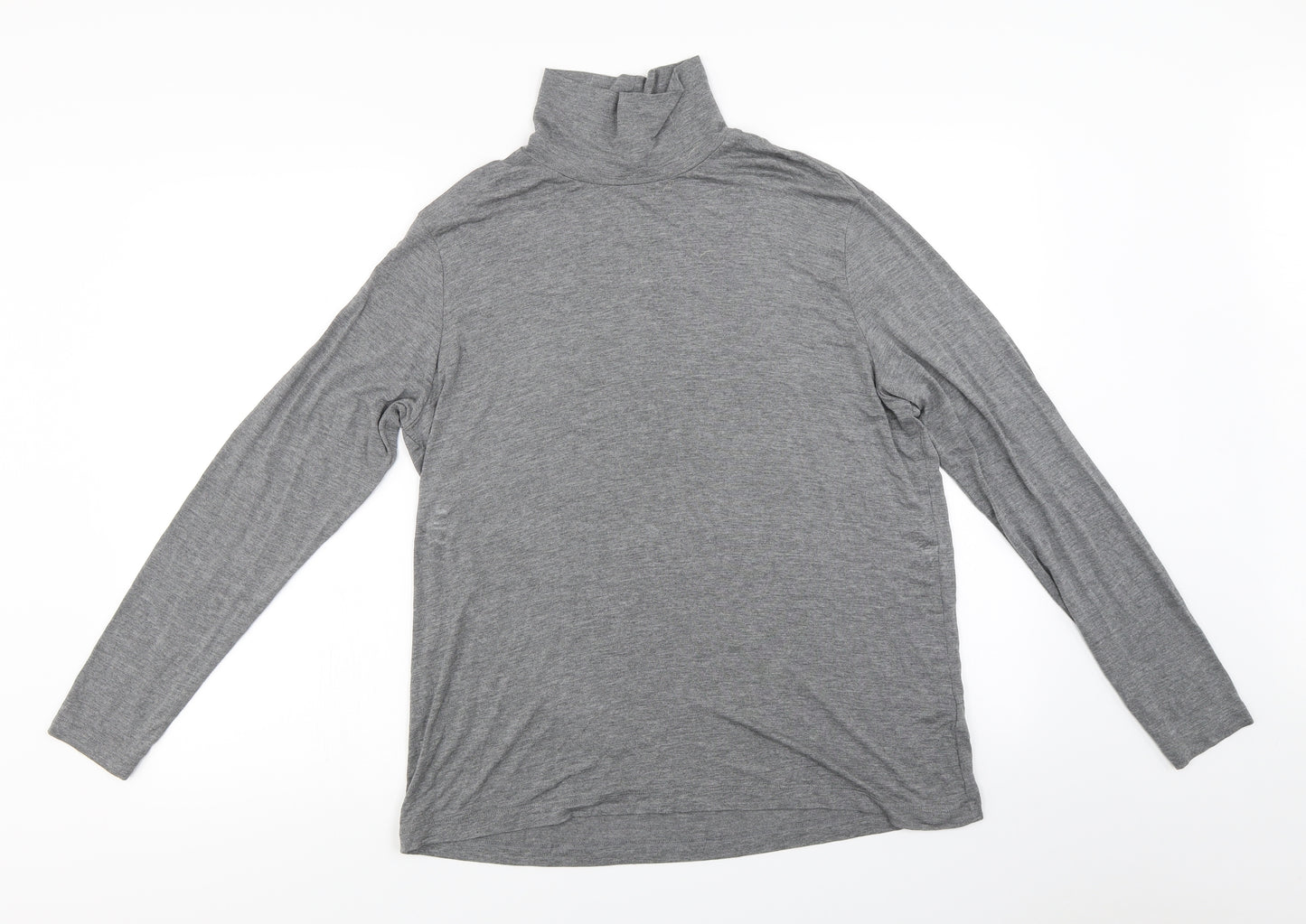 H&M  Womens Grey   Basic T-Shirt Size L