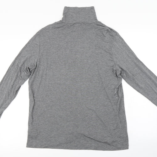 H&M  Womens Grey   Basic T-Shirt Size L
