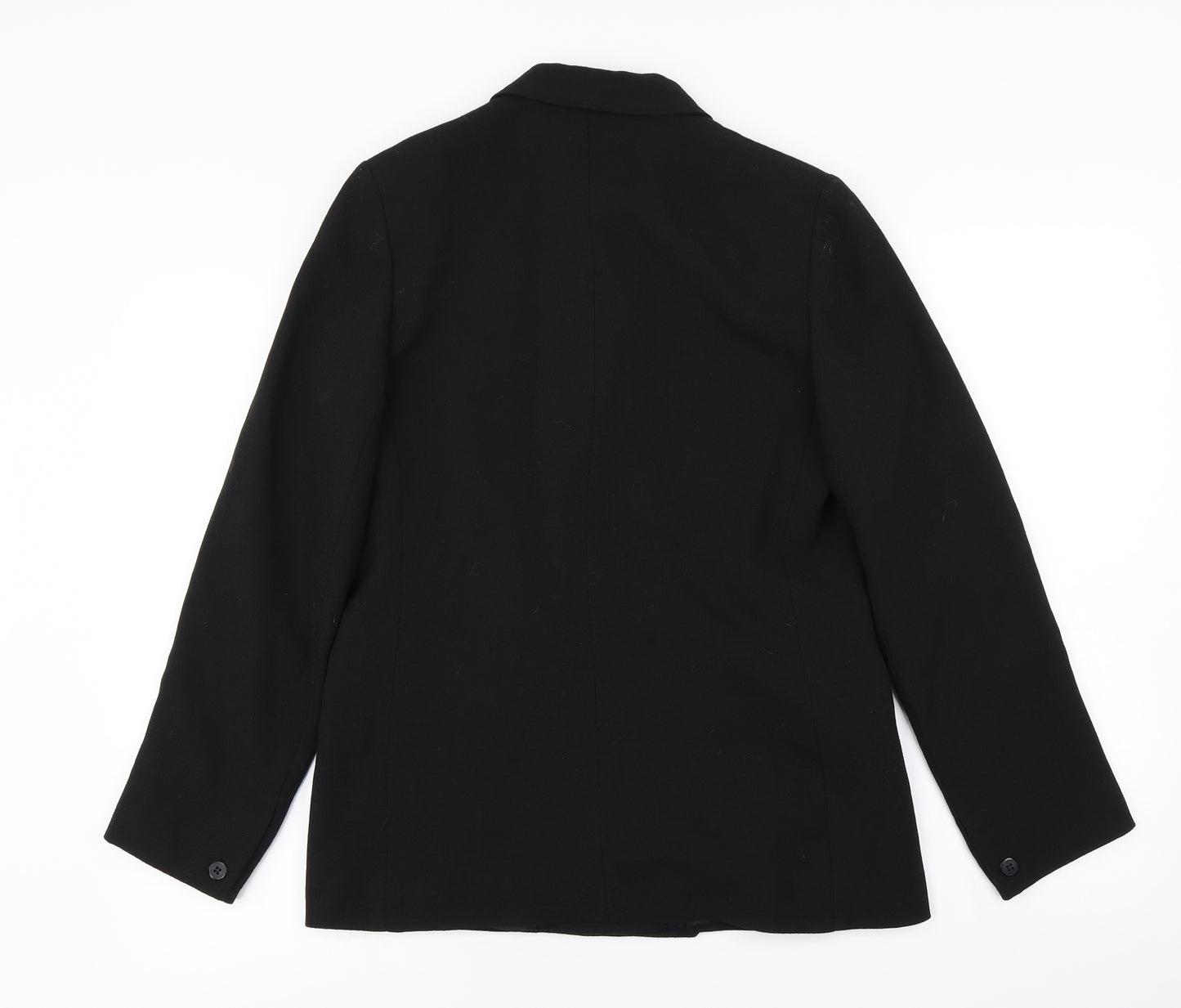 Preworn  Womens Black   Jacket Blazer Size 12