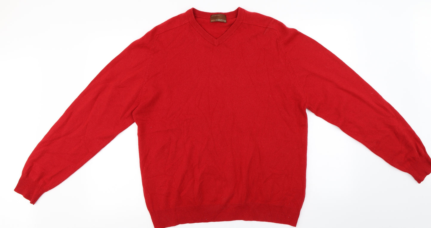 Marks and Spencer  Mens Red   Pullover Jumper Size M