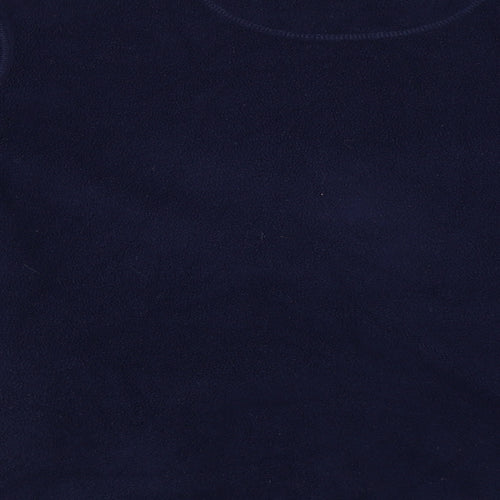 Debbie Morgan  Womens Blue   Full Zip Jumper Size M