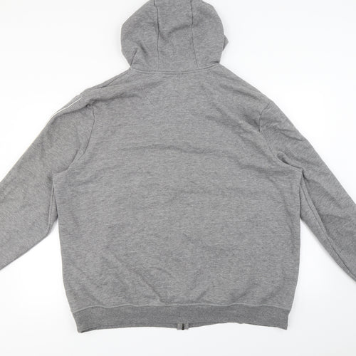 George  Mens Grey   Full Zip Jumper Size 2XL