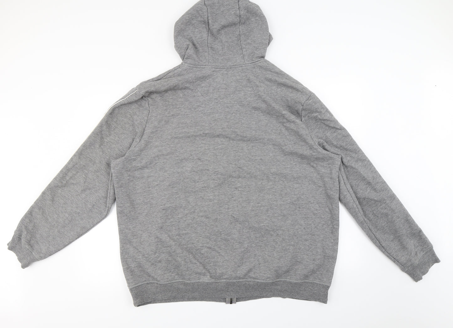 George  Mens Grey   Full Zip Jumper Size 2XL