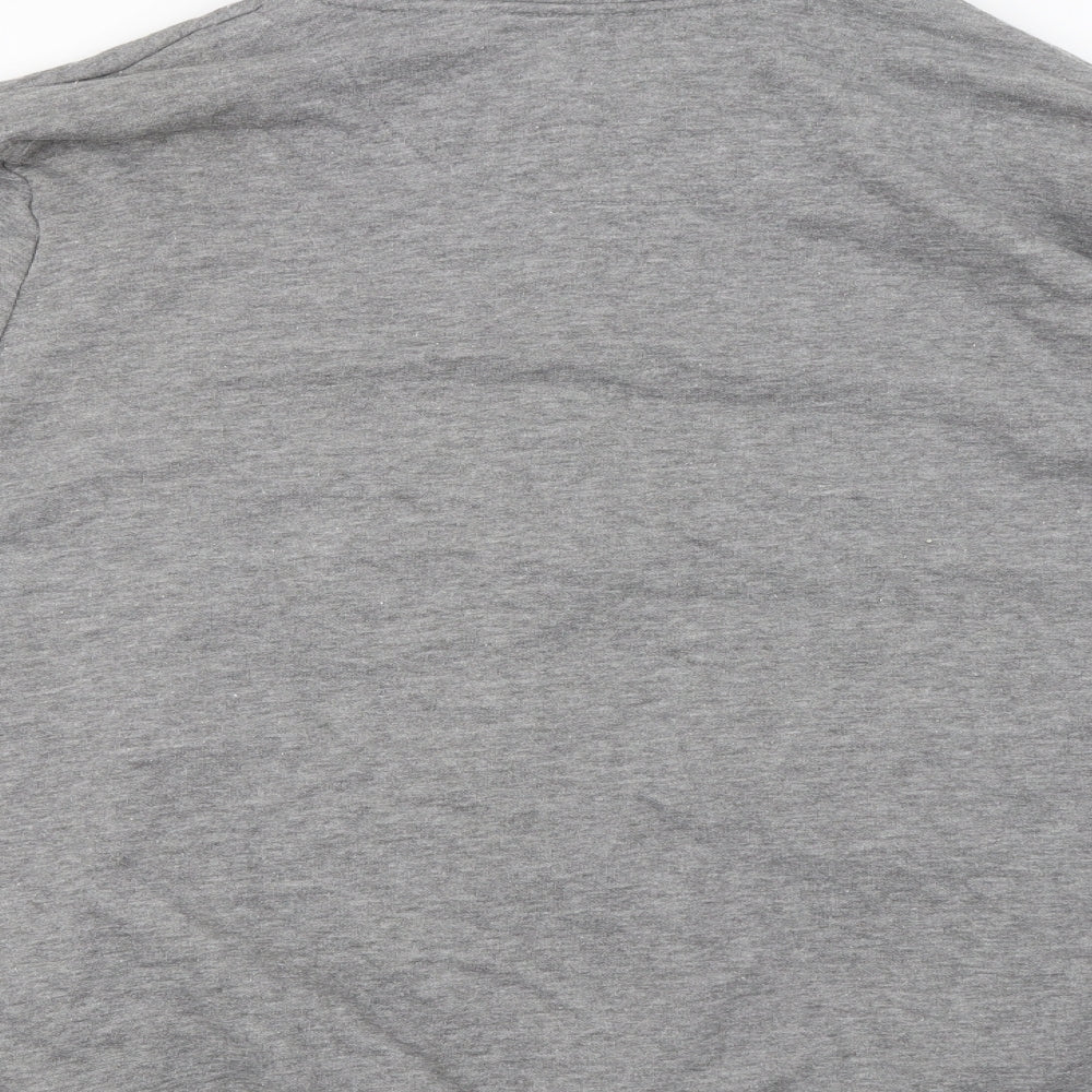 George  Mens Grey   Full Zip Jumper Size 2XL