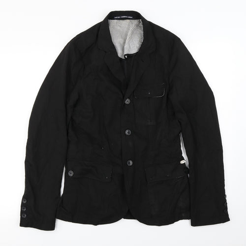 sawyers+hendricks london Womens Black   Jacket Coat Size S