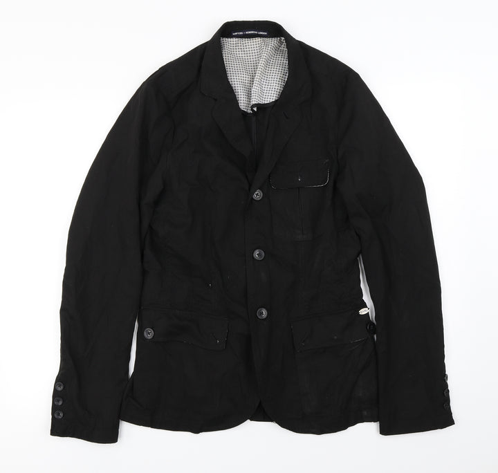 sawyers+hendricks london Womens Black   Jacket Coat Size S