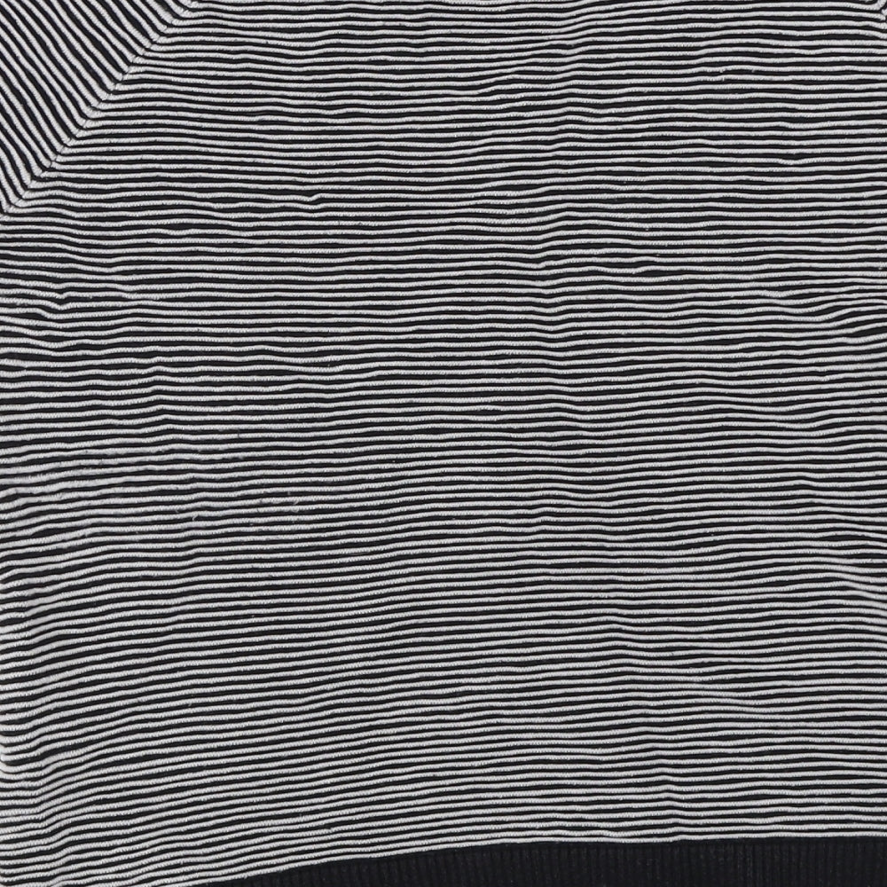 NEXT Womens White Striped  Pullover Jumper Size 12