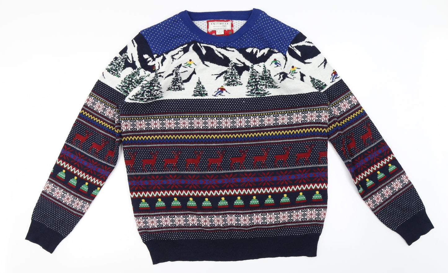 F&F  Womens Blue   Pullover Jumper Size 2XL