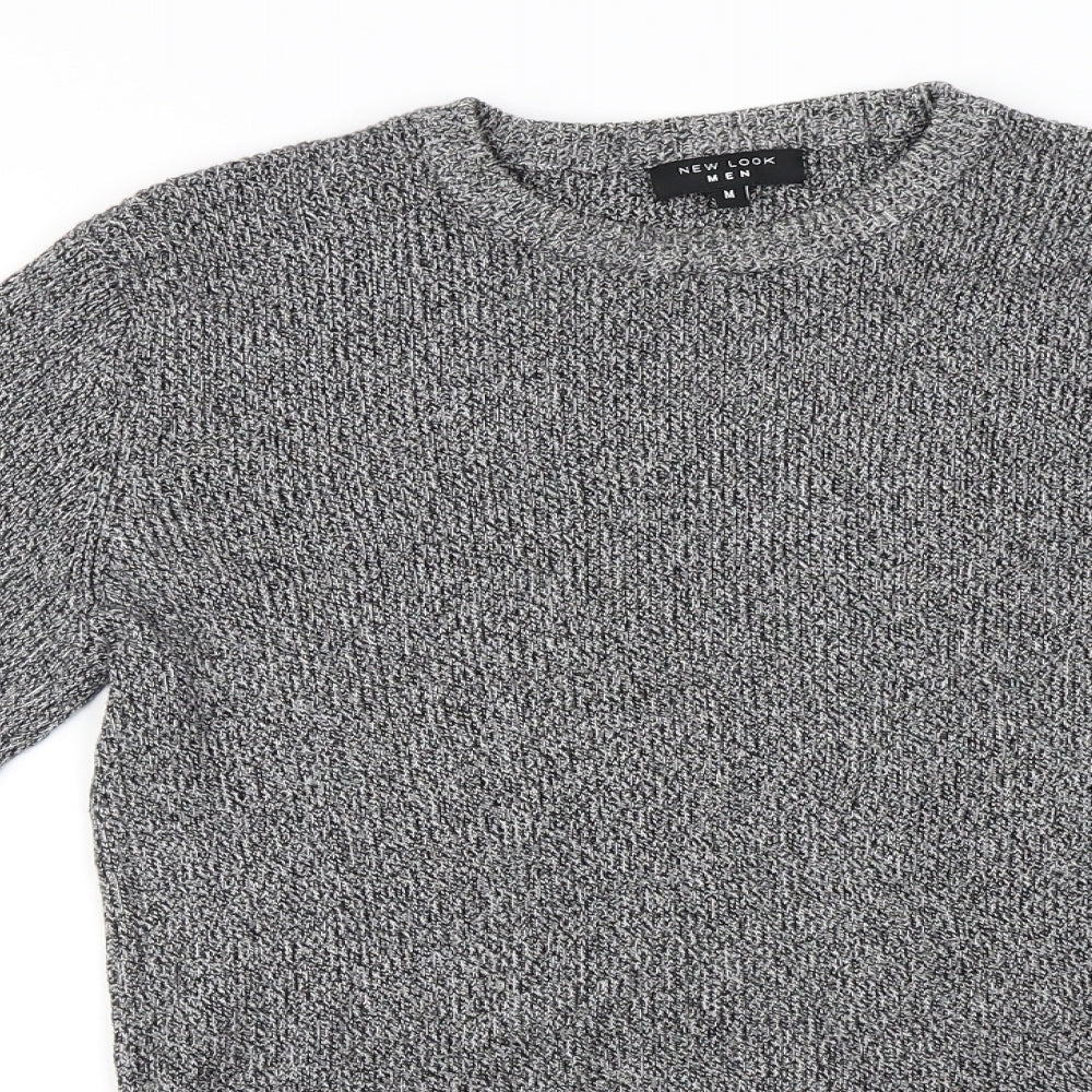 New Look  Mens Grey   Pullover Jumper Size M