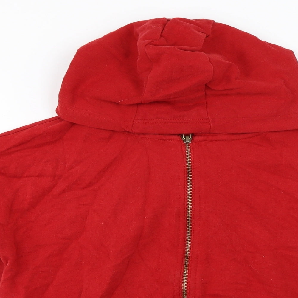NEXT Boys Red   Full Zip Hoodie Size 12 Years