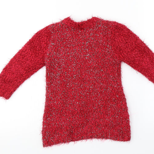 Evie Angel  Girls Red   Pullover Jumper Size 2 Years