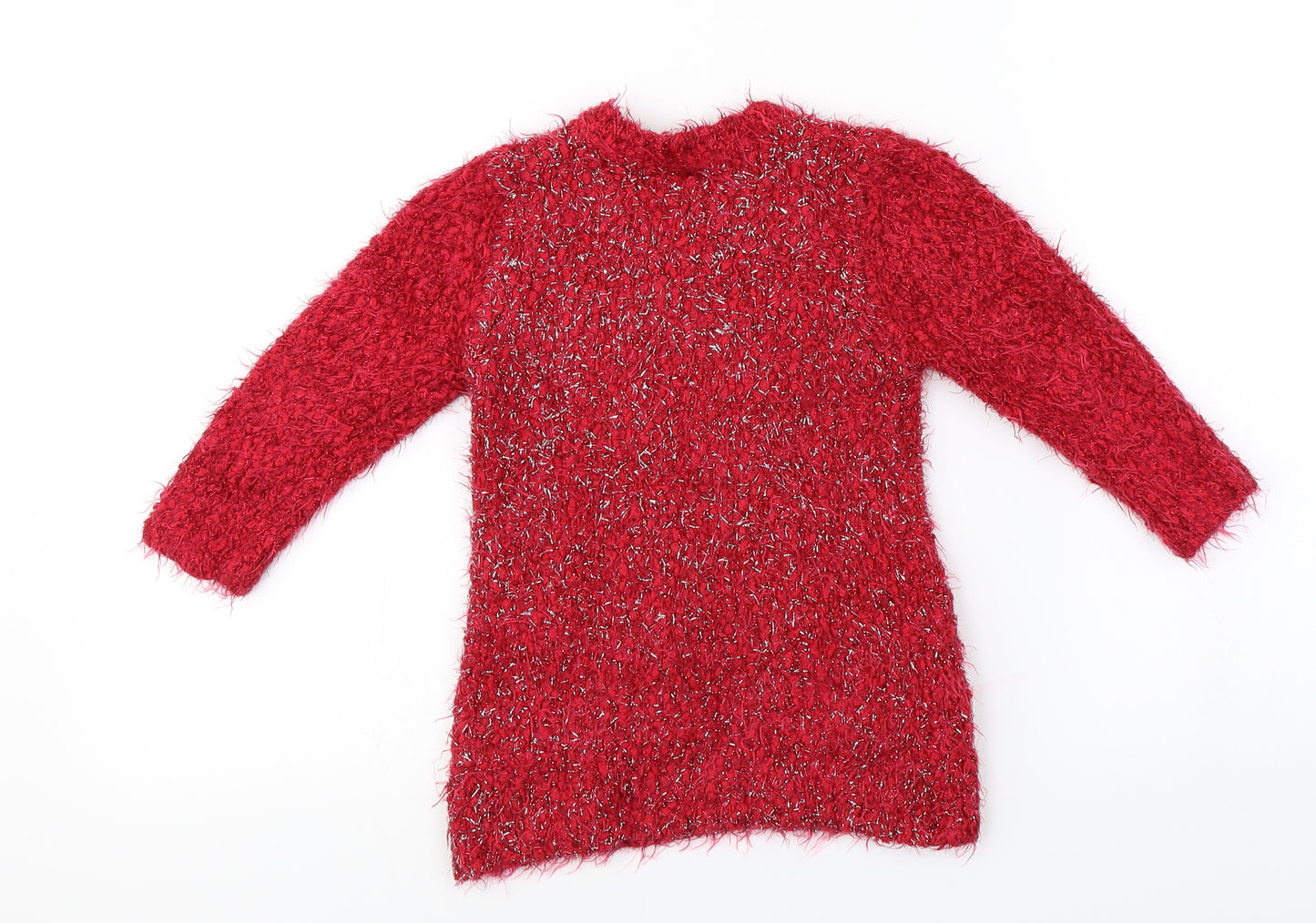 Evie Angel  Girls Red   Pullover Jumper Size 2 Years