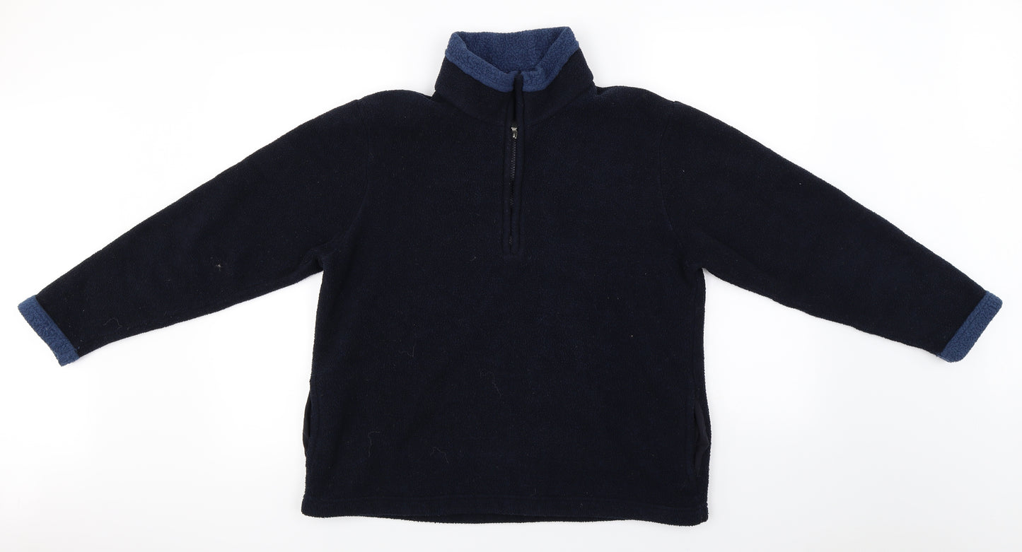 Marks and Spencer  Womens Blue   Henley Jumper Size 14