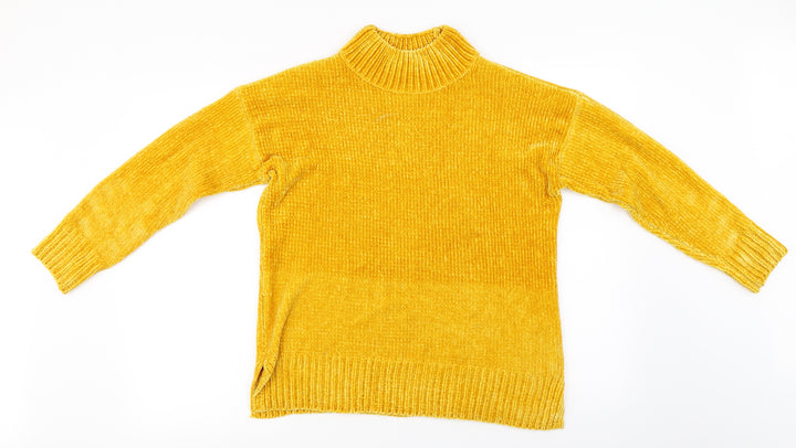 F&F  Womens Yellow   Pullover Jumper Size 12