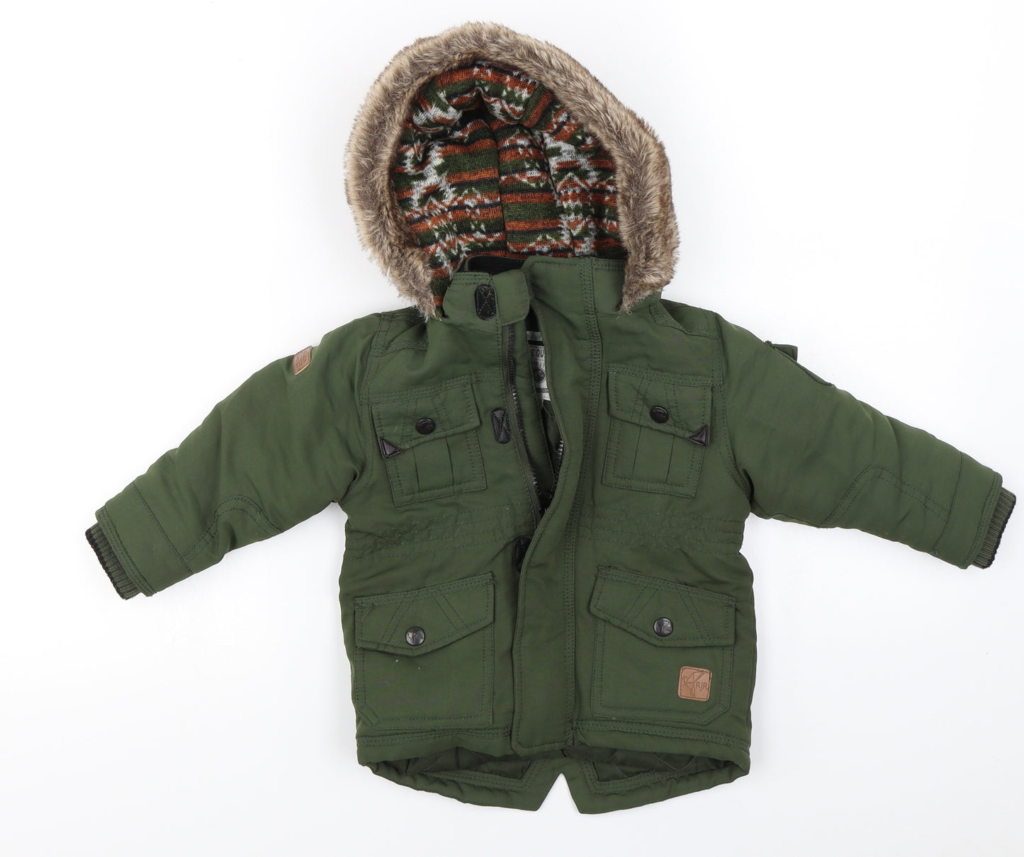 RJR.John Rocha  Boys Green   Jacket Coat Size 12-18 Months
