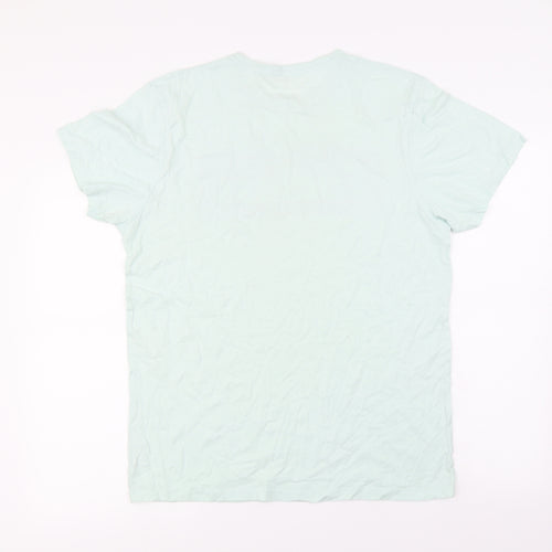 Primark  Mens Blue    T-Shirt Size L