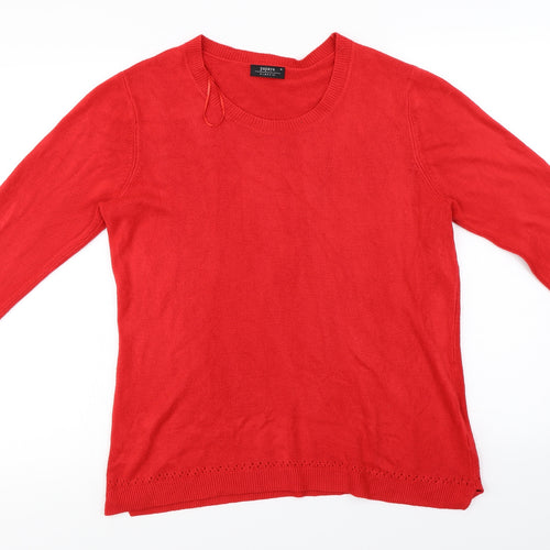 Papaya  Womens Red   Pullover Jumper Size 18