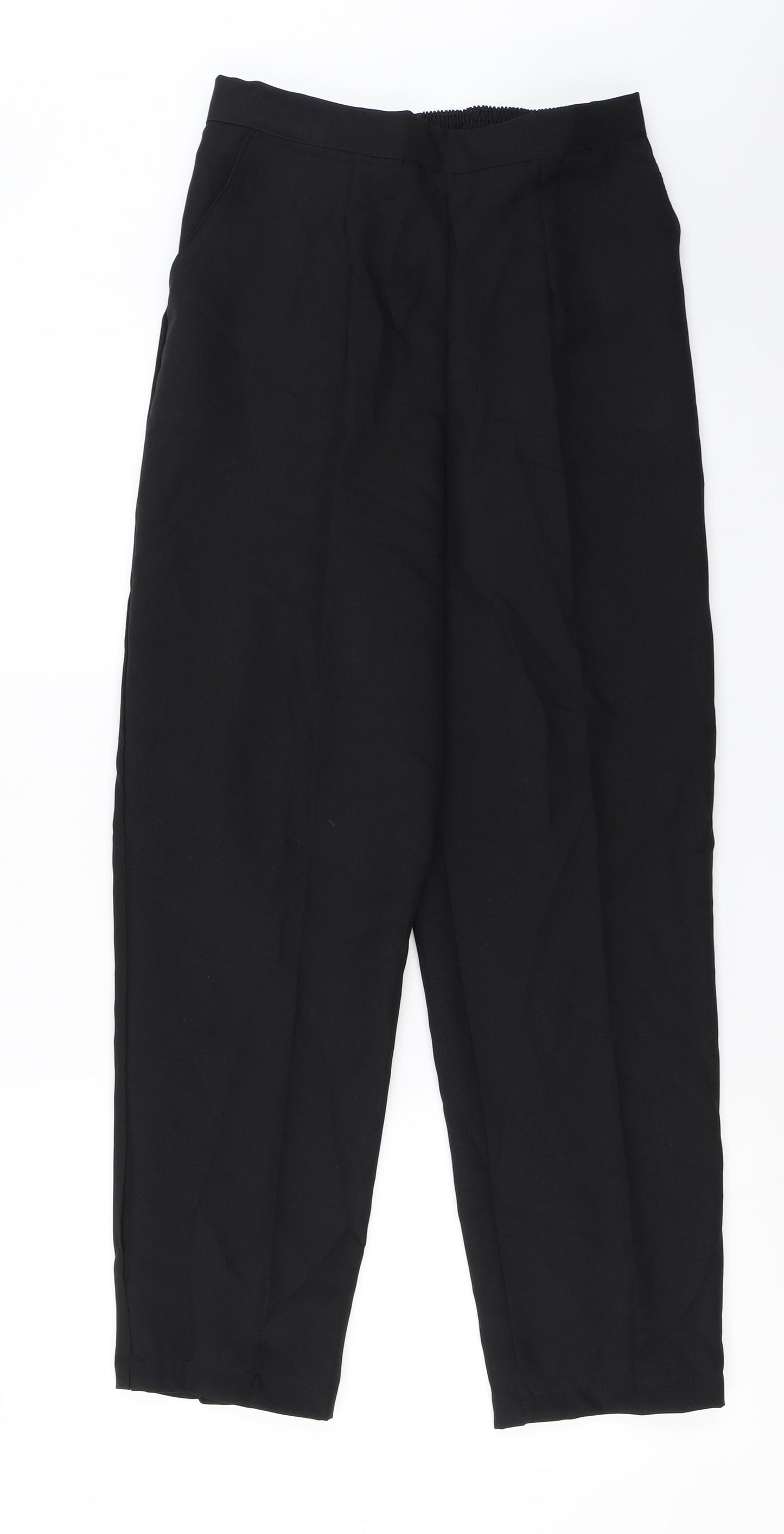 Preworn  Womens Black   Trousers  Size 14 L27 in