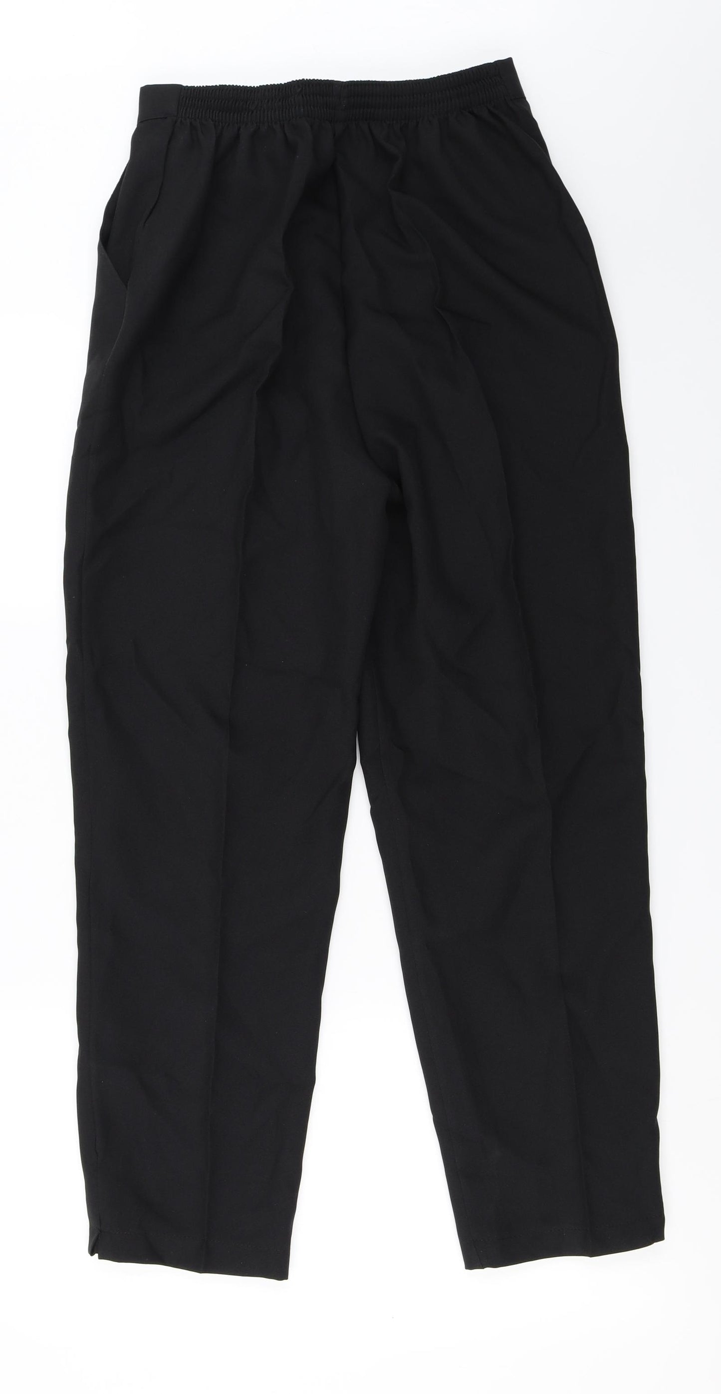 Preworn  Womens Black   Trousers  Size 14 L27 in