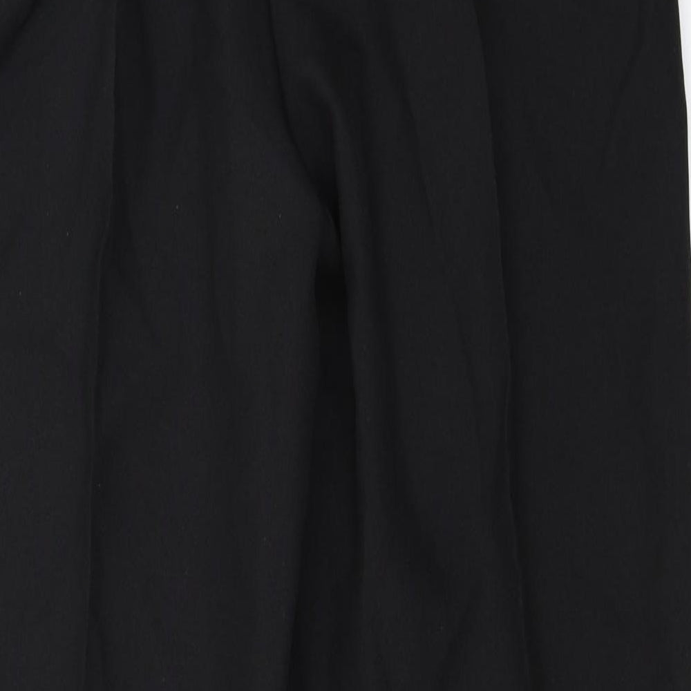 Preworn  Womens Black   Trousers  Size 14 L27 in