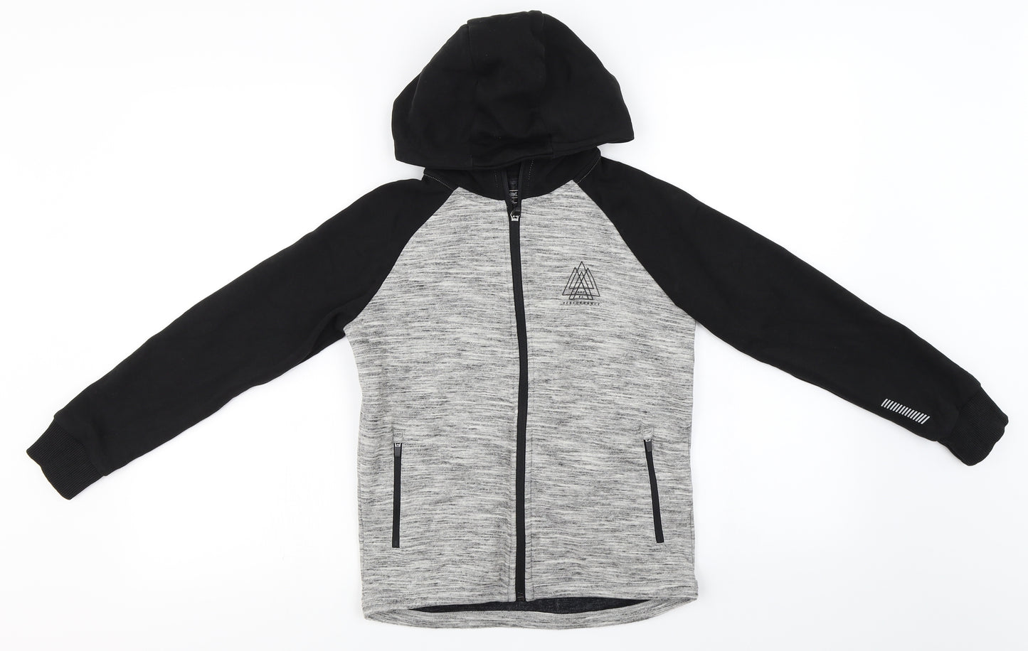 NEXT  Boys Grey   Full Zip Hoodie Size 9 Years